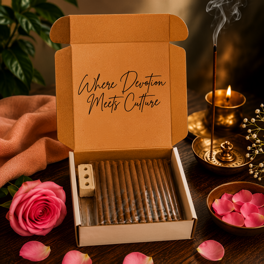 Rose Dhoop Sticks (Bambooless) | 30 sticks